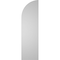Ekena Millwork Quarter Round Top Right Surface Mount PVC Gable Vent w/ 3-1/2"W x 1"P Standard Frame, 12"W x 42"H GVPQR12X4201SN - alternate 5